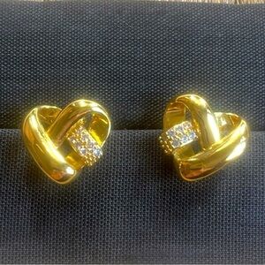 Celine gold & diamond earrings 🎁